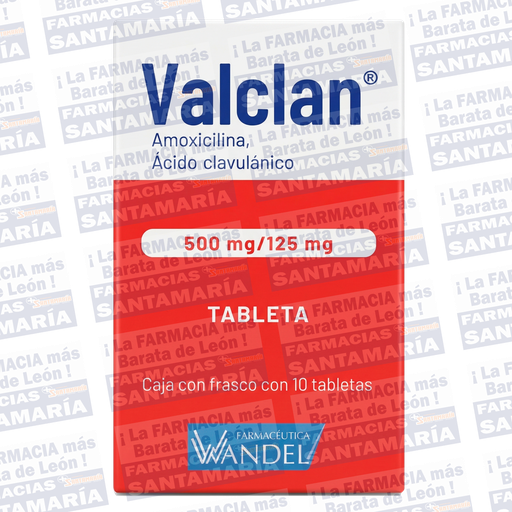 [A00001200000] AMOXICILINA/AC CL 500MG TAB